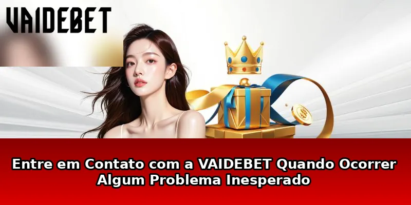 Entre em Contato com a VAIDEBET Quando Ocorrer Algum Problema Inesperado