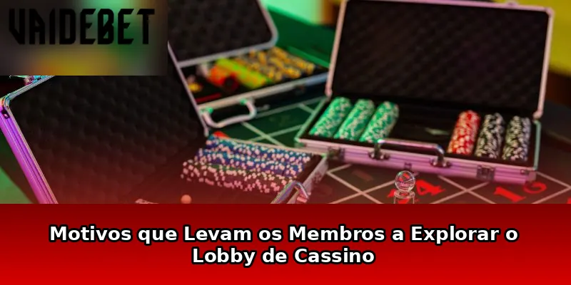 Motivos que Levam os Membros a Explorar o Lobby de Cassino