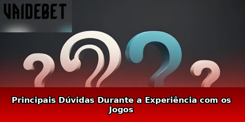 Principais Dúvidas Durante a Experiência com os Jogos